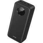 BWOO 22,5W 30000 mAh power bank with LCD screen, black