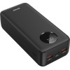 BWOO 22,5W 30000 mAh power bank with LCD screen, black