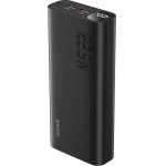 BWOO 22,5W 20000 mAh power bank with LCD screen, black