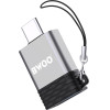 BWOO Adapter USB - USB-C Gray OTG BZ-35