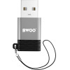 BWOO Adapter USB-C - USB Gray OTG BZ-38