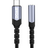 BWOO Adapter AUX 3.5mm - USB-C Black BZ47
