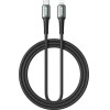 BWOO Braided Cable USB-C - Lightning 2m 30W black
