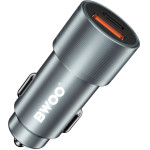 BWOO BO-CC73 PD car charger 1x USB-C - USB-A port 38W silver