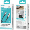 BWOO Braided Cable USB-C - Lightning 3m 30W black