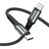 BWOO Braided Cable USB-C - USB-C 3m 60W black