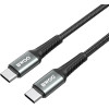 BWOO Braided Cable USB-C - USB-C 3m 60W black