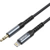 BWOO Cable AUX 3.5mm - Lightning BO-AUX068 black