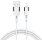 BWOO Cable USB - Lightning 1m 3A Minimalist Silicone White X280L