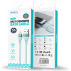 BWOO Cable USB - Lightning 1m 3A Minimalist Silicone White X280L