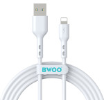 BWOO Cable USB - Lightning 2m 3A white