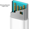BWOO Cable USB - Lightning 1m 3A White X172L