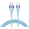 BWOO Cable USB - USB-C 1m 3A Minimalist Silicone Blue X280C