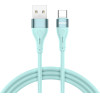 BWOO Cable USB - USB-C 1m 3A Minimalist Silicone Green X280C