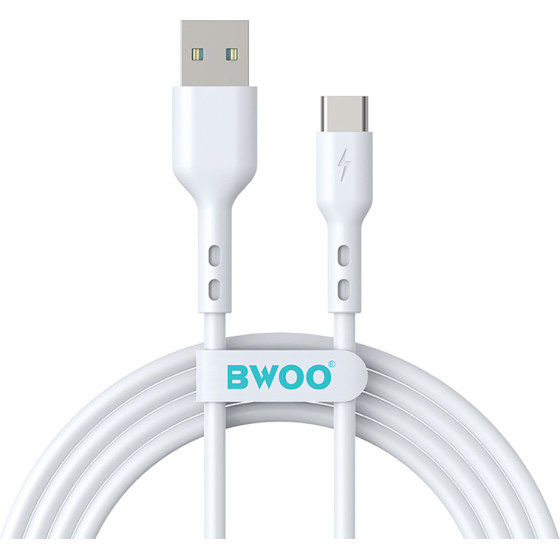 BWOO Cable USB - USB-C 1m 3A White BO-X172C