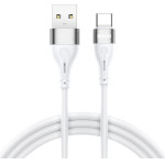 BWOO Cable USB - USB-C 1m 3A Minimalist Silicone White X280C