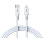 BWOO Cable USB-C - Lightning 1m 27W ABS + TPE X283 C-L white