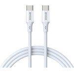 BWOO Cable USB-C - USB-C 1m 60W ABS + TPE X282 C-C white