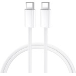BWOO Cable USB-C - USB-C 1m 60W for iPhone 15 BO-X284 white