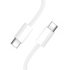 BWOO Cable USB-C - USB-C 1m 60W for iPhone 15 BO-X284 white