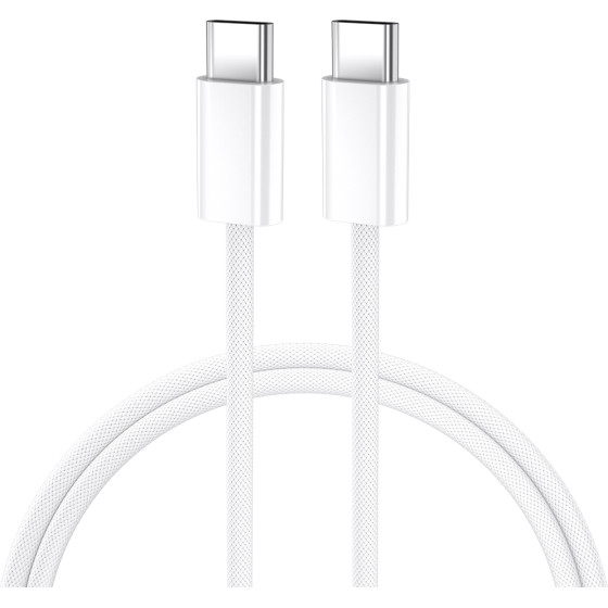 BWOO Cable USB-C - USB-C 1m 60W for iPhone 15 BO-X284 white