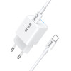 BWOO GaN PD wall charger 1x USB-C port + USB-C 2A 60W white
