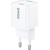 BWOO GaN PD wall charger 1x USB-C port 1A 30W white