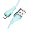 BWOO Minimalist Silicone 3A Cable X280L USB-A to Lightning green