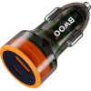 BWOO PD car charger 1x USB-C - USB-A port 38W transparent