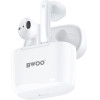 BWOO wireless TWS earphones BW94-WH white