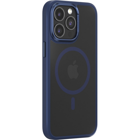 Comma case Joy Elegant Mag for iPhone 15 Plus blue