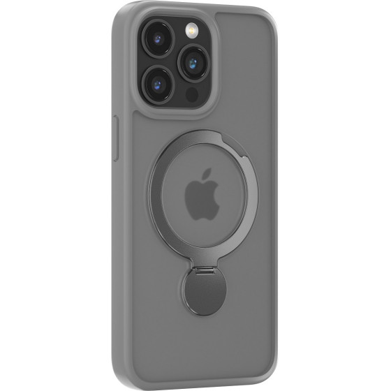Comma case Joy Shark Mag for iPhone 15 Plus gray