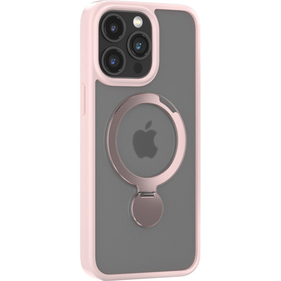 Comma case Joy Shark Mag for iPhone 15 Plus pink