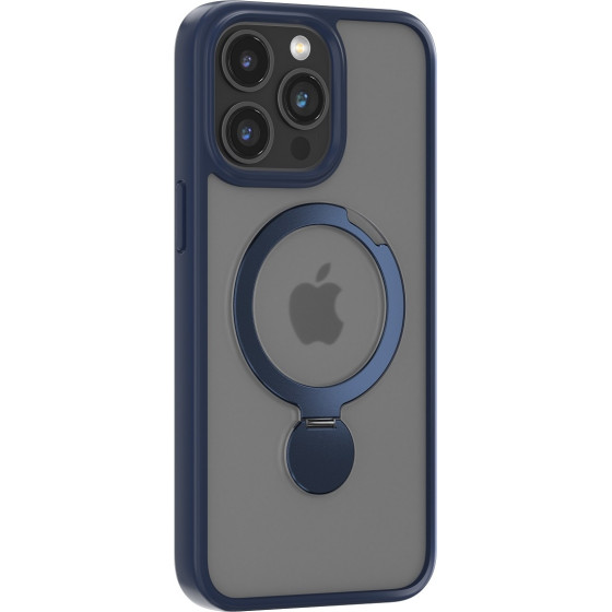 Comma case Joy Shark Mag for iPhone 15 Pro blue