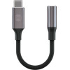 Forever adapter audio AJC-01 jack 3,5 mm - USB-C black