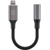 Forever adapter audio AJL-01 jack 3,5 mm - Lightning black