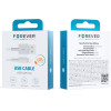 Forever cable USB - Lightning 1,0 m 1A white