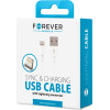 Forever cable USB - Lightning 1,0 m 1A white