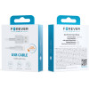 Forever cable USB - Lightning 3,0 m 1A white