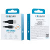 Forever cable USB - microUSB 1,0 m 1A black