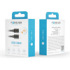 Forever cable USB-C - USB-C 1,0 m 60W black