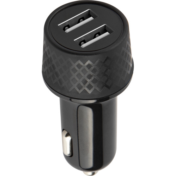 Forever car charger 1xUSB 2,4A + 1xUSB QC 3.0 LA-03 black