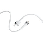 Forever Flexible cable USB - Lightning 1,0 m 2.4A white