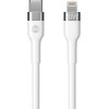 Forever Flexible cable USB-C - Lightning 1,0 m 20W white