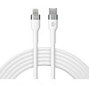 Forever Flexible cable USB-C - Lightning 1,0 m 20W white