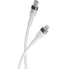 Forever Flexible cable USB-C - Lightning 1,0 m 20W white
