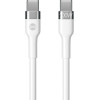 Forever Flexible cable USB-C - USB-C 2,0 m 100W white