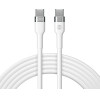 Forever Flexible cable USB-C - USB-C 2,0 m 60W white