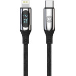 Forever LCD cable USB-C - Lightning 1,0 m 27W black
