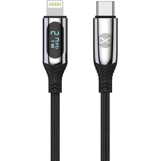 Forever LCD cable USB-C - Lightning 1,0 m 27W black